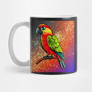 Colourful Parrot Mug